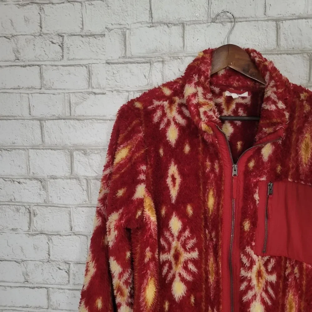 Maurices printed cozy jacket